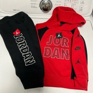 Jordan Sweatsuit Red